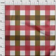 thumbnail image 2 of oneOone Polyester Lycra Yellow Fabric Gingham Check Sewing Material Print Fabric By The Yard 56 Inches Wide, 2 of 4