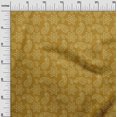 thumbnail image 3 of oneOone Rayon Dark Mustard Fabric Floral Craft Projects Decor Fabric Printed By The Yard 56 Inch Wide, 3 of 4