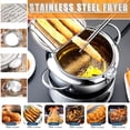thumbnail image 4 of Friteuse Japonaise en Acier Inoxydable avec Contrôle Précis de la Température et Support de Filtration d'Huile Intégré, 4 of 6