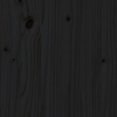 thumbnail image 5 of vidaXL Sideboard Black 70x35x80 cm Solid Wood Pine, 5 of 5