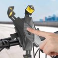 thumbnail image 2 of Mobile Phone Holder No Button Blocking Anti-skid Four Corner Locking Convenient Operation Cellphone Containing Bicycle Phone Rack, 2 of 10
