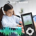 thumbnail image 3 of Lecteur MP3 BT, Écran Couleur 1.8 Po Lecteur MP3 MP4 Portable Lecteur de Musique Supporte jusqu'à 128 Go, Réduction de Bruit Lecteur de Musique Numérique pour Enfants Adultes, 3 of 7