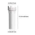 thumbnail image 3 of Rvkxad 10-Inch Universal Water Purifier Filter Cartridge, White Transparent Explosion-Proof PET Housing for Front-End Filtration, Replacement Filter for Clean Water, 3 of 7