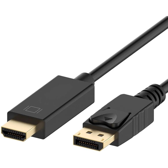 axGear DisplayPort to HDMI Cable DP to HDMI Ultra HD 4K Video Display Converter 3 Ft