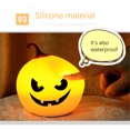 thumbnail image 4 of TopLLC Remote Control Silicone Night Light，Pumpkin Lantern Halloween USB Colorful Charging Light Holiday Night Light, 4 of 9