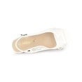 thumbnail image 4 of BLISSFUL STEP Women's Shoes Floral Lace Platform Peep Toe Wedge Heel Sandals White 7, 4 of 8