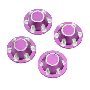 Enjoliveurs de Roue, Couvercle de Moyeu de Roue Antidérapant Belle Apparence Performance Stable pour Voiture RC 1/6 Noir