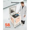 thumbnail image 3 of VEVOR Ultra Low Temperature Freezer Lab Freezer 58 L −40 ℉ to −123 ℉ Adjustable Temp, 3 of 9