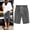 Grey, variant on Women's High Waist Beach Shorts - Lacing Five Point Pants with Pockets, Polyester Workout Casual Wear