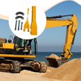 thumbnail image 1 of twisto Accessoire d'Extension de Bras de Mini Excavatrice, Attachable, Multifonction, Installation Facile, Fixation pour Creusage, Fixation Jaune Épingle 3 cm, 1 of 8
