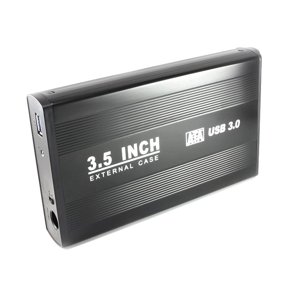 axGear US SELLER 3.5 Inch SATA Hard Drive Enclosure USB 3.0 High Speed External Case
