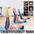 thumbnail image 4 of Resistance Bands Set 5 Packs Elastic Exercise Bands for Physical Therapy Tension Band Recovery Band Workout Stretch Bands for Strenght Training Pilates Yoga Arms Upper Body and Shoulders, 4 of 5