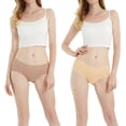 thumbnail image 4 of INNERSY Womens Underwear Packs Cotton Hipster Panties Mid/Low Rise 6-Pack (M, Bright), 4 of 6