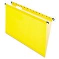 thumbnail image 1 of Pendaflex SureHook Poly Laminate Hanging Folders, Legal, 1/5 Tab, Yellow, 20 Count, 1 of 1