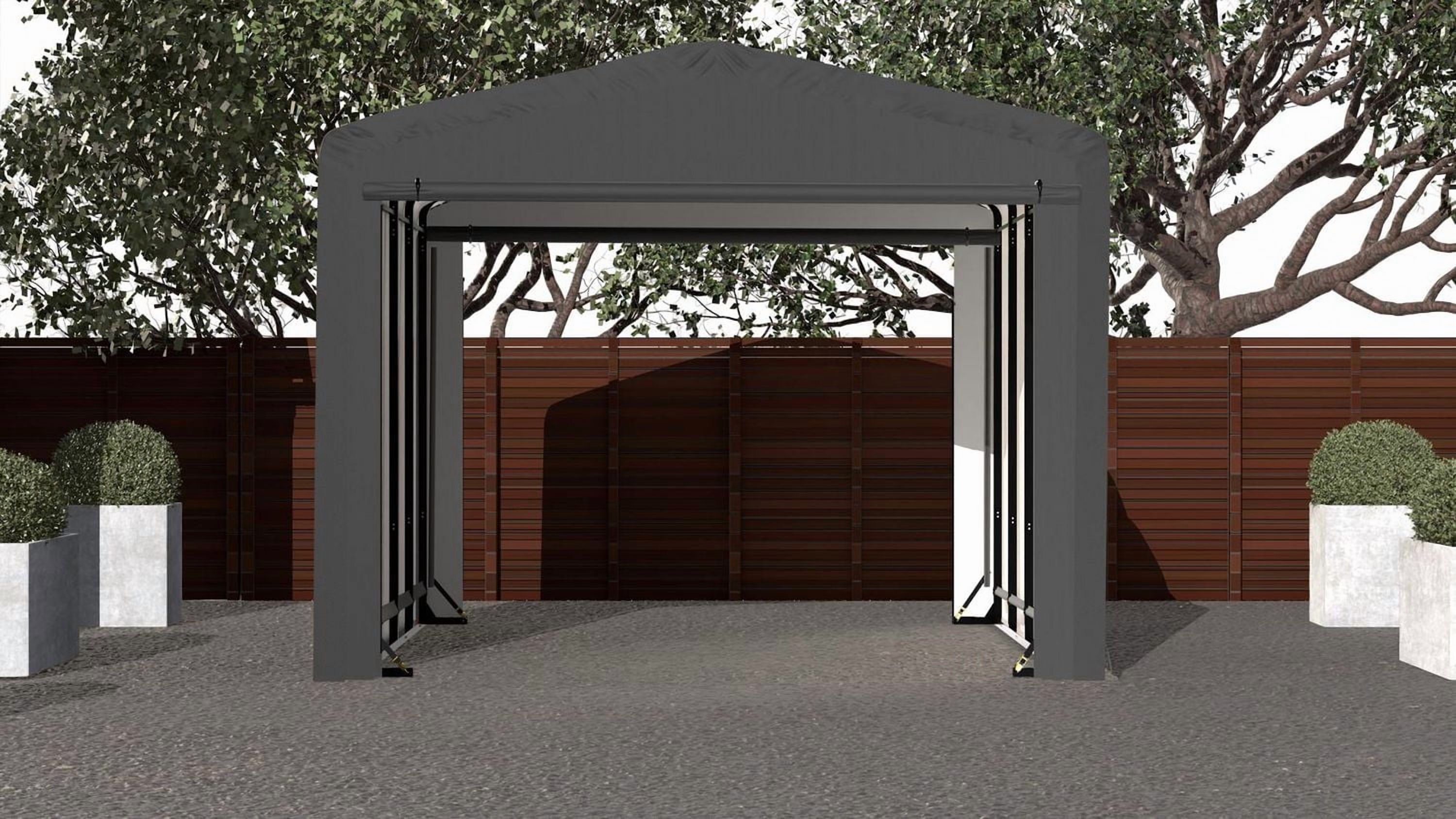 Garage ShelterTube classé vent/neige 12x18x10  Grs