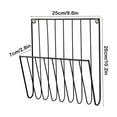 thumbnail image 3 of ABPWLY Iron Wall Book and Newspaper Rack Storage Rack Home Bedroom Study Wall Storage Rack Clearance House Essentials Canada Days Home Needs House Items, 3 of 6