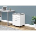 thumbnail image 3 of Monarch Specialties Inc Monarch Specialties White Filing Cabinet, 3 of 3