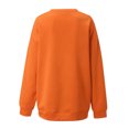 thumbnail image 4 of Nouveaux Hauts pour Femmes 2023 Mode Imprimé Col Rond Chandail à Enfiler Hauts Manches Longues Blouse Confortable Chandail Coupe Décontractée Chandail Surdimensionné pour Femmes, 4 of 4