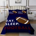 thumbnail image 1 of Erosebridal American Football Coverlet Set King,Rugby Game Bedding Set,Sport Gamer Room Decorative,Ultra Soft,3 Pieces, 1 of 5