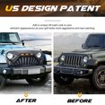 thumbnail image 4 of AMERICAN MODIFIED Front Goliath Grill Compatible w/ 07-18 Jeep Wranglers, 4 of 11