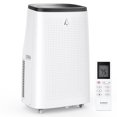 thumbnail image 1 of YUSAZENS Portable Air Conditioner 14000 BTU- 3-in-1 AC- Remote- Low Noise- Energy Efficient- White+Black, 1 of 4