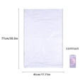 thumbnail image 3 of MVRLSH Organizer Rack Thick White Plastic Film Woven Bag Flooding Sandbag Protection Packaging 17x30in, 3 of 5