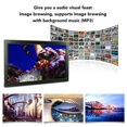 thumbnail image 4 of Cadre Photo Numérique, Cadre Photo Intelligent IPS HD 21,5 Po pour Famille et Amis, Cadre Photo Numérique Wi‐Fi avec Support, Prend en Charge la Fonction Horloge Calendrier Réveil, 4 of 8