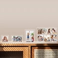 thumbnail image 5 of 6x8 Acrylic Frame 6 Pack, 20mm Thicker Frameless Clear Picture Frame, Double Sided Magnetic Picture Frame, Free Standing Desktop Display 6 6x8, 5 of 5