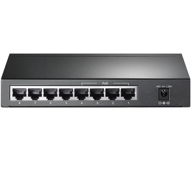 TP-Link Commutateur de Réseau Ethernet Métallique pour Ordinateur de Bureau à 8 Ports 10/100/1000 Mbps