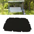 thumbnail image 4 of Balancelle Extérieure Auvent de Remplacement pour Chaise Balançoire Auvent de Remplacement Imperméable pour Chaise Balançoire Extérieure Tissu Oxford 420D Argenté, 4 of 8