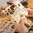 thumbnail image 2 of 3D Wooden Car Animal Puzzle Jigsaw Woodcraft Kit Toy DIY Self-Assembly Model, 2 of 6