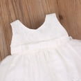 thumbnail image 3 of 2 Pcs Robe pour Nouveau-Née Fille en Dentelle, Robe Tutu de Princesse, Robe de Fête d'Anniversaire et de Vacances + Bandeau, Ensembles 0-24 m, 3 of 5
