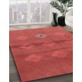 thumbnail image 2 of Ahgly Company Tapis d'Intérieur Rectangulaire Abstrait Rouge Tapis de Zone Abstrait, 8 Pieds x 12 Pieds, 2 of 6