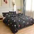 thumbnail image 1 of XYAIYT All Season Soft Twin Relaxeder Cover Polyester Bedding Set with Modern Patterns,Machine Washable,Fade Resistant,Perfect for Year Round Relaxed(Black,Small), 1 of 6