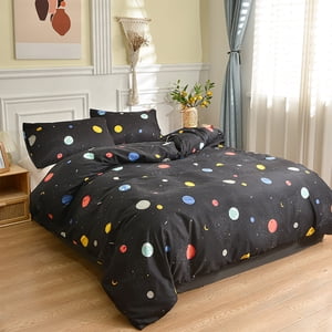 Sentmoon Deals of the Day Clearance Prime Summer Twin Comforter Cover-friendly Brushed Twin Comforter Cover All Seasons-friendly Soft Bedding Double Duvet Cover Fresh Patterns Up to 40% off