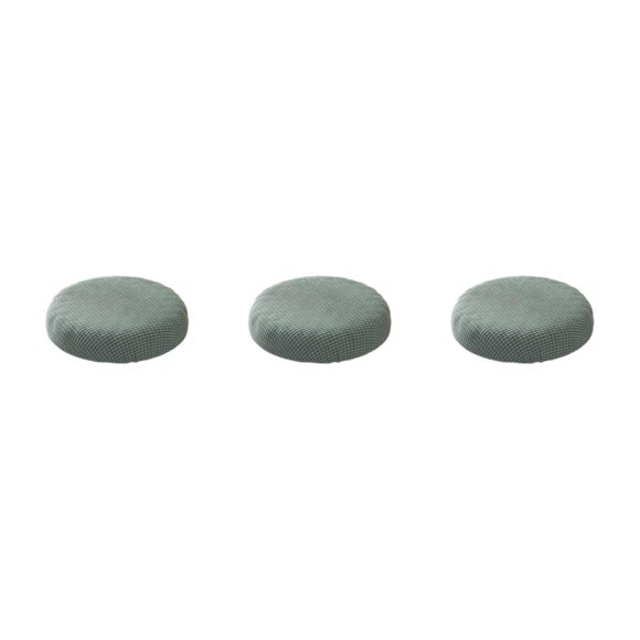 Maytalsory Coussins de Tabouret Amovibles et Lavables en Machine pour un Entretien Facile s'Adapte à la Plupart des Tabourets Vert Pin 3Ensemble