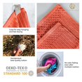 thumbnail image 3 of Superior Soho 100% Cotton Towel Set, 6-Piece, Coral, 3 of 7