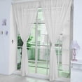 thumbnail image 2 of veasfak 2 Panel Kitchen Curtain Door Window Voile Drape White - 200x200cm, 2 of 9