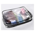 thumbnail image 2 of Clear Travel Bags for Toiletries, Waterproof Clear Plastic Cosmetic Makeup Bags, 2 of 8