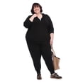thumbnail image 2 of Lane Bryant Women's Plus Quarter Zip Hoodie, 2 of 6