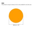 thumbnail image 3 of Uxcell Color Sticker Round Label 1.97" for Office Marker Orange 120 Pcs, 3 of 6