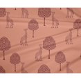 thumbnail image 4 of oneOone Polyester Lycra Tissu Arbre & Girafe Bloc Tissu Imprimé 1 Yard 56 Inch Wide, 4 of 4