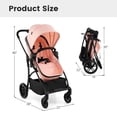 thumbnail image 2 of INFANS Poussette 2 en 1 pour Bébé, Poussette Convertible avec Berceau Siège Réversible Dossier Réglable Auvent Pliage à une Main, Poussette Compacte pour Tout-Petits pour Enfants Nourrissons Nouveau-Nés 0-36 Mois, 2 of 9