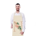 thumbnail image 4 of WIFKLSIIPG English Letter Rose Series Linen Apron for Adults and Children's Kitchen Fouling Apron, 4 of 4