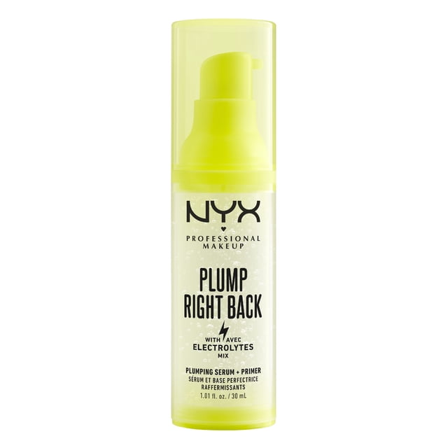 NYX Professional Makeup Plump Right Back Primer + Serum, Smooths & Plumps Skin