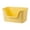 Yellow M, variant on Bunblic Open Cats Litter Boxes Front Opening Bedpan Pet Supplies Easy Access High Sided Cat Toilet Sandbox Semi Enclosed Pet Litter Pan Green S