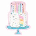 thumbnail image 1 of Unique Industries' Rainbow Birthday Sweets Cake-Shaped 9.25" Plates, 8ct - Foil Stamping, 1 of 3