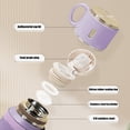 thumbnail image 4 of Tea Water Separation Insulation Cup with 316 Stainless Steel Construction, Large Capacity for Herbal Tea, Keeps Temperature Constant, Portable Design for Office and Outdoors, 4 of 6