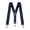 Navy, variant on Buyless Fashion Heavy Duty Textured Suspenders for Men - 48" Adjustable Straps 1 1/4" - Y Shape