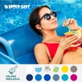 thumbnail image 4 of Texas Recreation Sunsation 1.75"" Thick Swimming Pool Foam Pool Floating Mattress Bahama Blue, 4 of 10